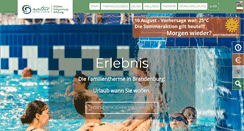 Desktop Screenshot of naturthermetemplin.de